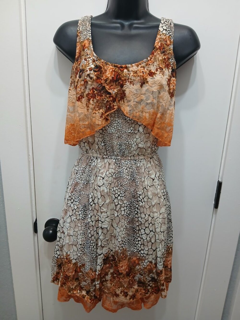 American Rag Fall Lace Dress🧡🤎 - Picture 6 of 9